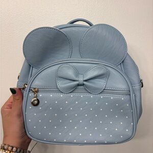 Blue Polka Dot Minnie Mouse Mini Backpack